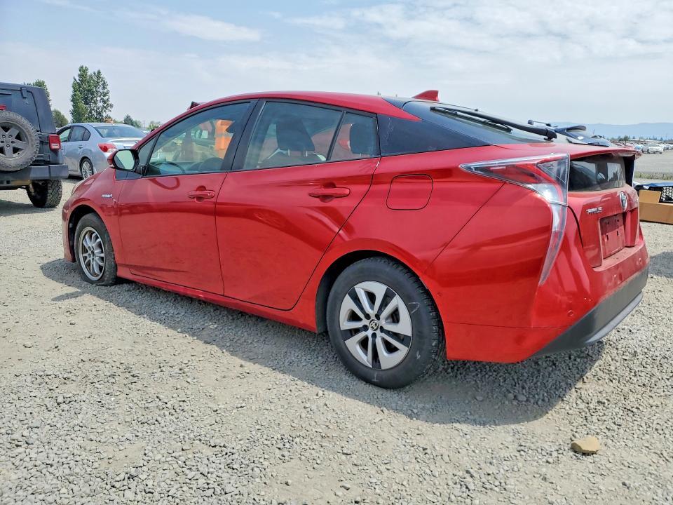 JTDKARFU3H3053547 2017 TOYOTA PRIUS photo no. 2