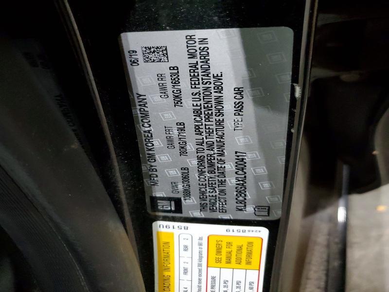 KL8CB6SAXLC400417 2020 CHEVROLET SPARK photo no. 12