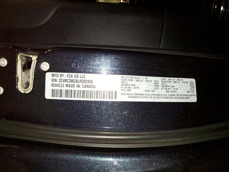 2020 CHRYSLER PACIFICA TOURING L — Фото 13 из 13