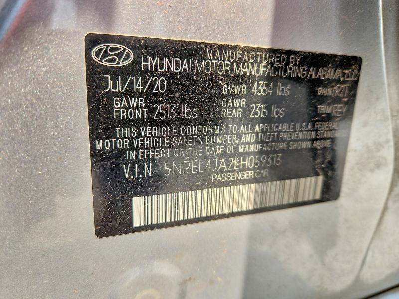 2020 HYUNDAI SONATA SEL — Фото 12 из 12