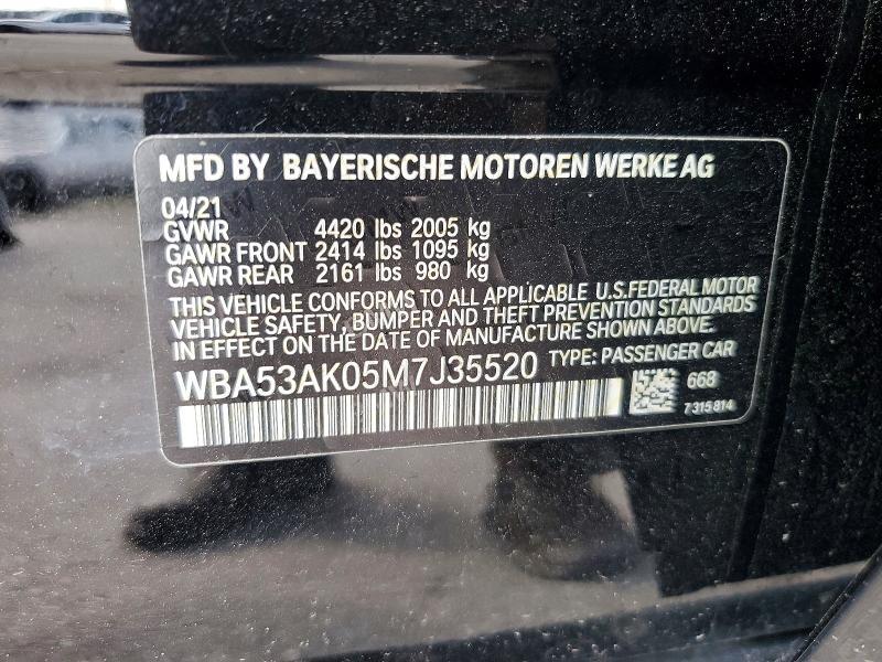 WBA53AK05M7J35520 2021 BMW 228I photo no. 12