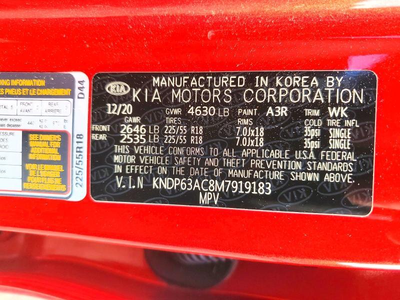 2021 KIA SPORTAGE S — Фото 12 из 12