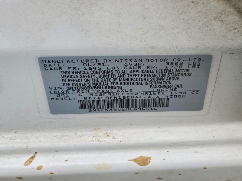 3N1CN8BV6ML896516 2021 NISSAN VERSA photo no. 12
