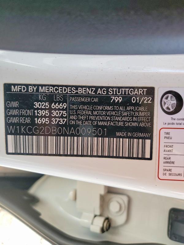 2022 MERCEDES-BENZ EQS SEDAN 450+ — Фото 12 из 12