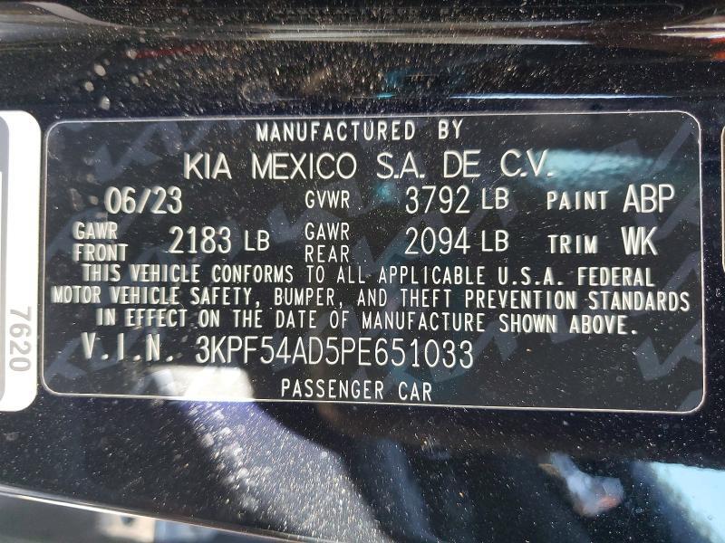 2023 KIA FORTE GT LINE — Фото 12 из 12