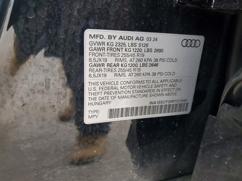 WA1EECF33R1121049 2024 AUDI Q3 photo no. 12