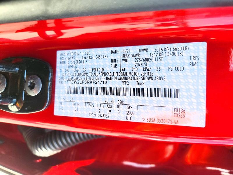 2024 FORD F150 STX — Фото 12 из 12