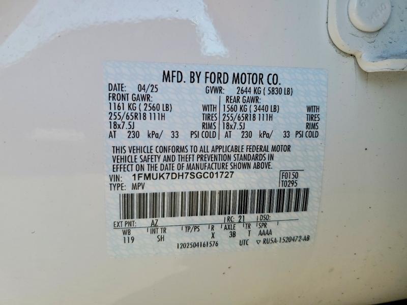 2025 FORD EXPLORER ACTIVE — Фото 14 из 14