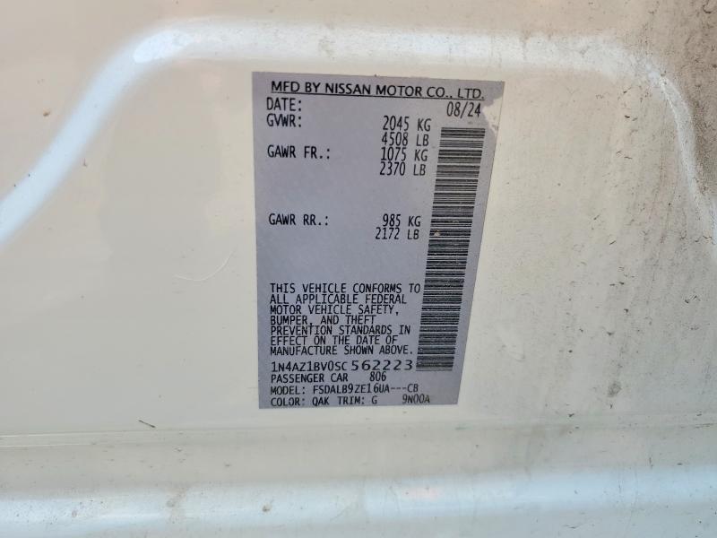 1N4AZ1BV0SC562223 2025 NISSAN LEAF photo no. 12