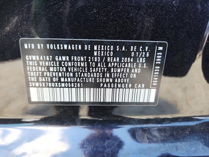 3VW5X7BUXSM056261 2025 VOLKSWAGEN JETTA photo no. 12