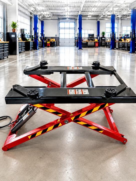 2026 PORTABLE SCISSOR CAR LIFT MID RISE MECHANIC LIFT — Фото 3 из 10