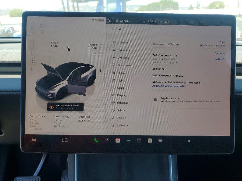 7SAYGDEEXTF456039 2026 TESLA MODEL Y photo no. 9