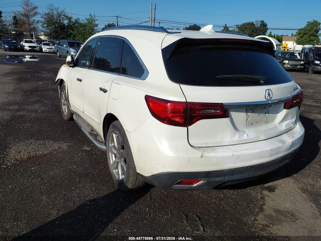 5FRYD4H8XEB005755 2014 ACURA MDX photo no. 3