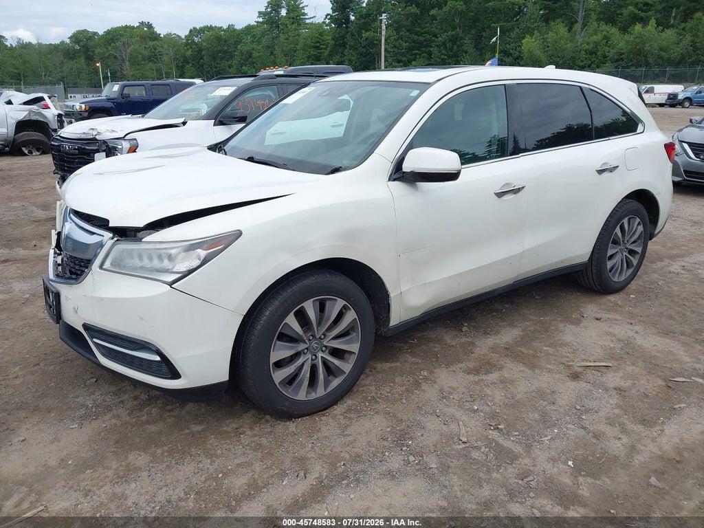 5FRYD4H64EB023876 2014 ACURA MDX photo no. 2