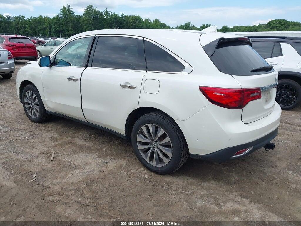 5FRYD4H64EB023876 2014 ACURA MDX photo no. 3