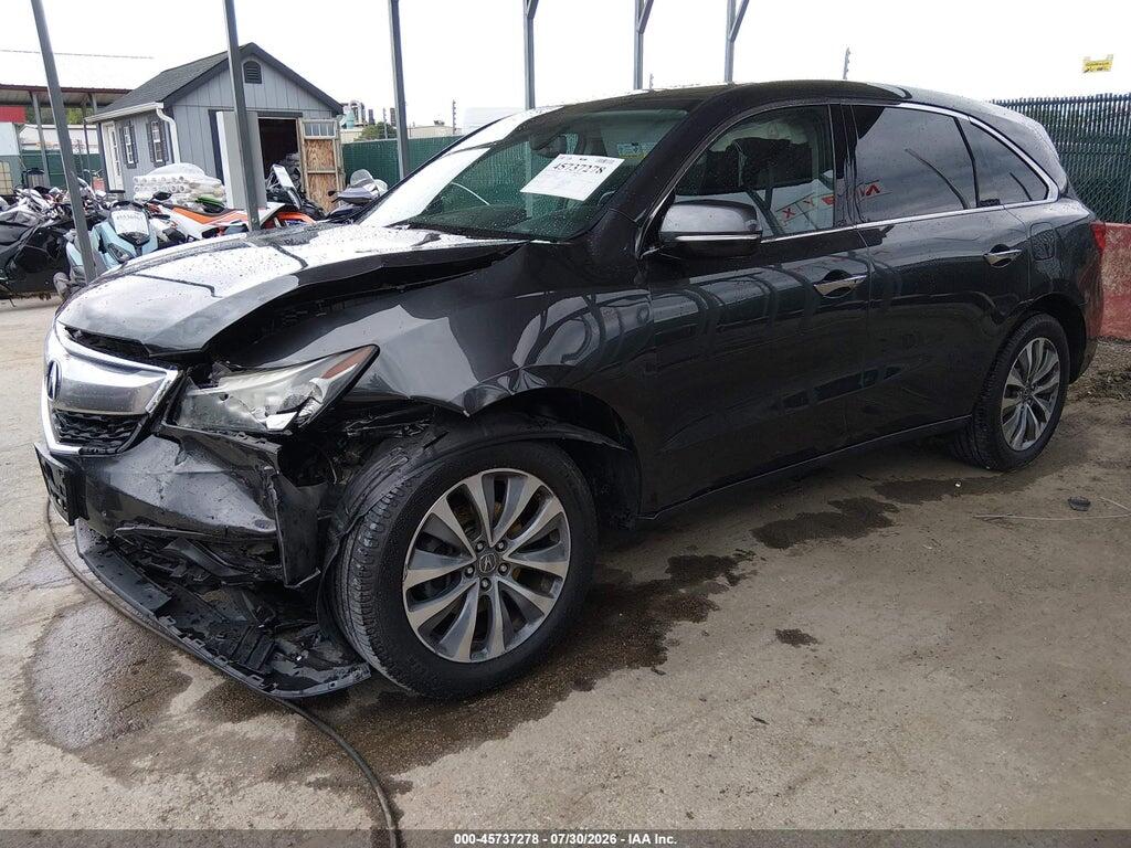 5FRYD4H65EB010067 2014 ACURA MDX photo no. 2
