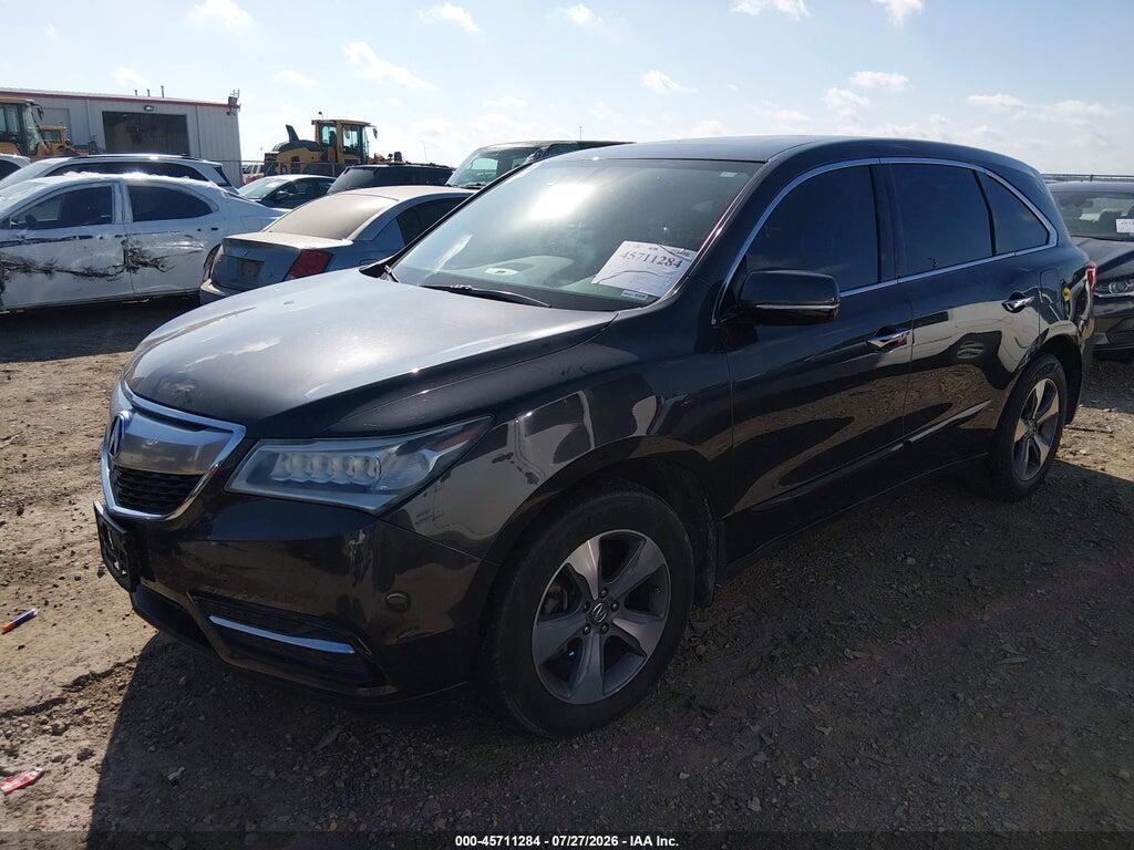 5FRYD4H28EB017723 2014 ACURA MDX photo no. 2