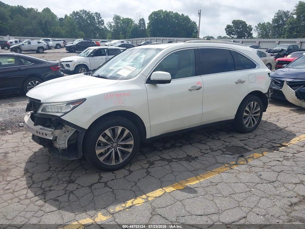5FRYD4H63EB034500 2014 ACURA MDX photo no. 2