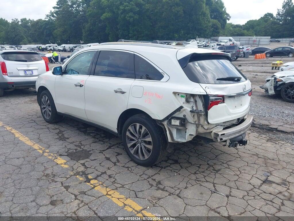 5FRYD4H63EB034500 2014 ACURA MDX photo no. 3