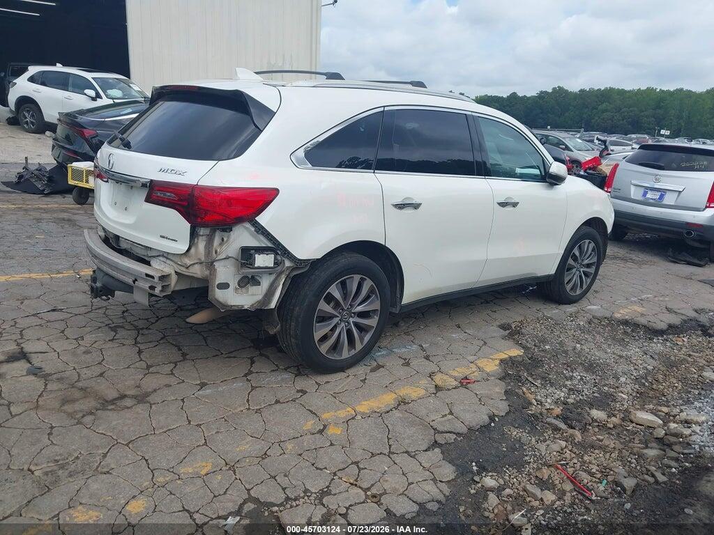 5FRYD4H63EB034500 2014 ACURA MDX photo no. 4