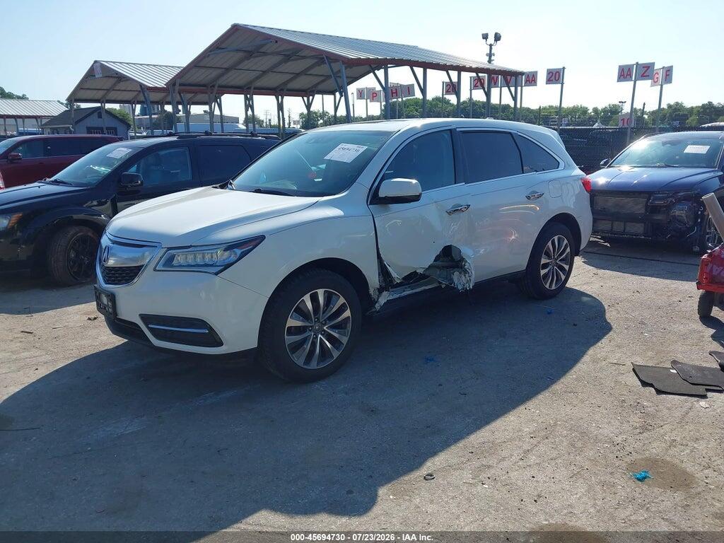 5FRYD3H46EB012404 2014 ACURA MDX photo no. 2