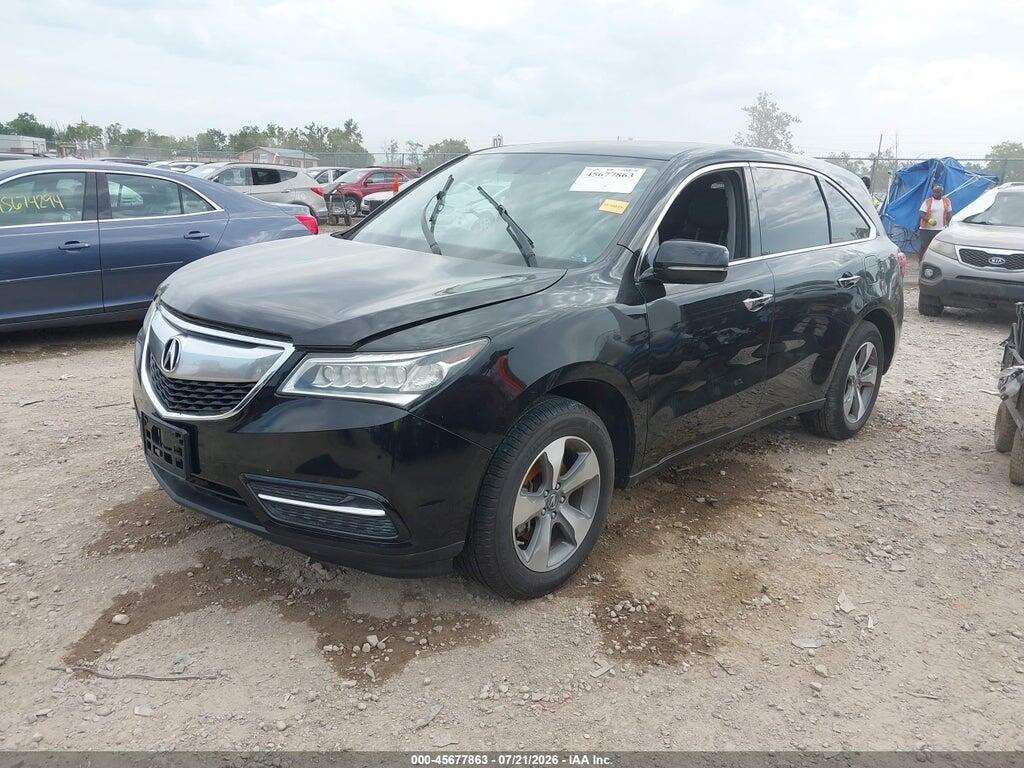 5FRYD4H22EB006393 2014 ACURA MDX photo no. 2