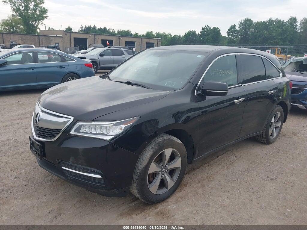 5FRYD4H28EB006365 2014 ACURA MDX photo no. 2