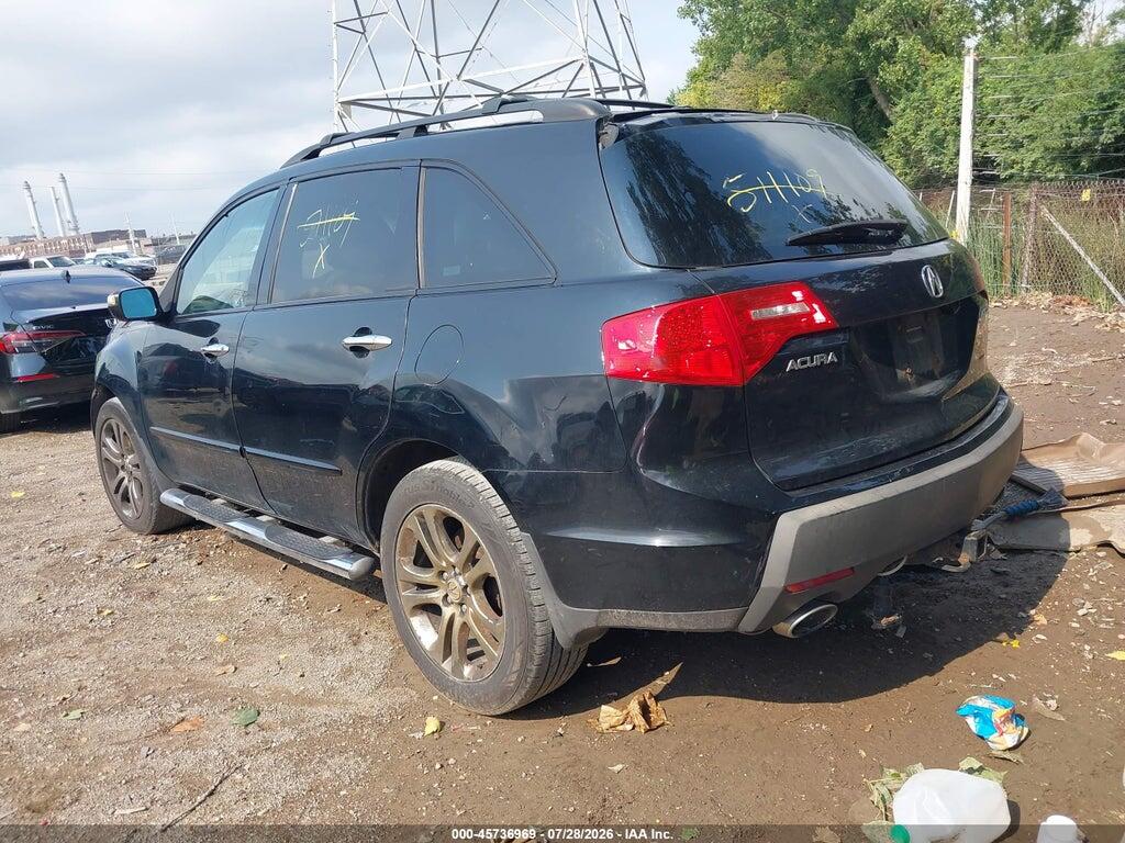 2HNYD28809H511109 2009 ACURA MDX photo no. 3