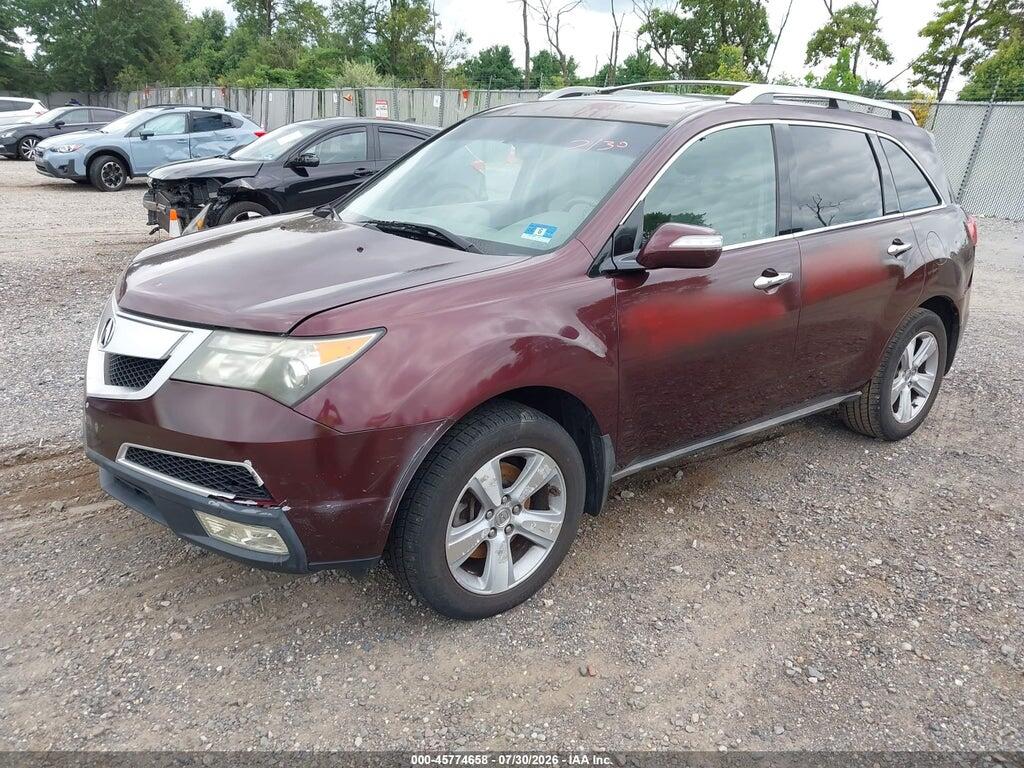 2HNYD2H65AH520374 2010 ACURA MDX photo no. 2