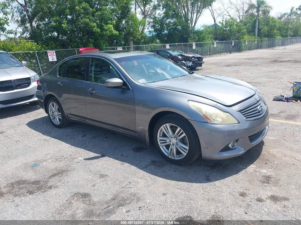 JN1DV6AR3CM862471 2012 INFINITI G25X photo no. 1