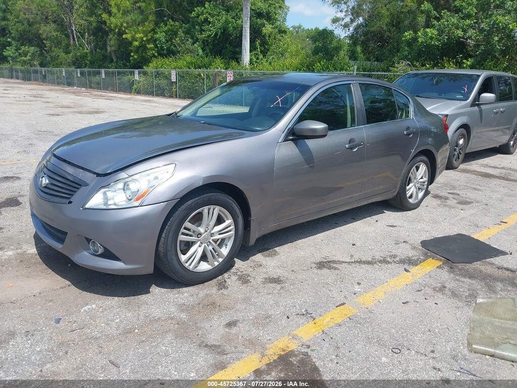 JN1DV6AR3CM862471 2012 INFINITI G25X photo no. 2