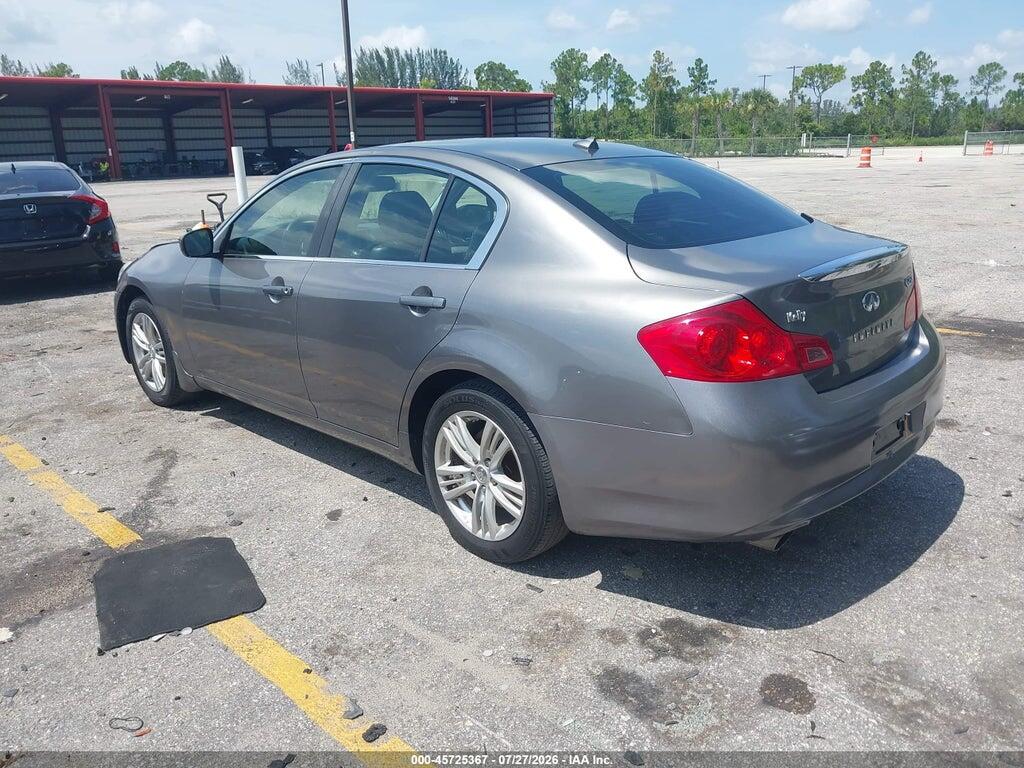 JN1DV6AR3CM862471 2012 INFINITI G25X photo no. 3
