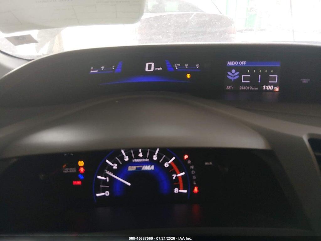JHMFB4F34CS007795 2012 HONDA CIVIC HYBRID photo no. 7
