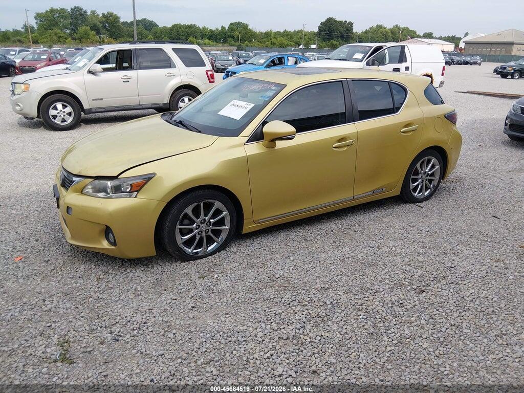 JTHKD5BH2C2075836 2012 LEXUS CT 200H photo no. 2
