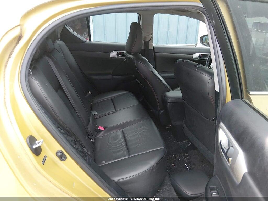 JTHKD5BH2C2075836 2012 LEXUS CT 200H photo no. 8