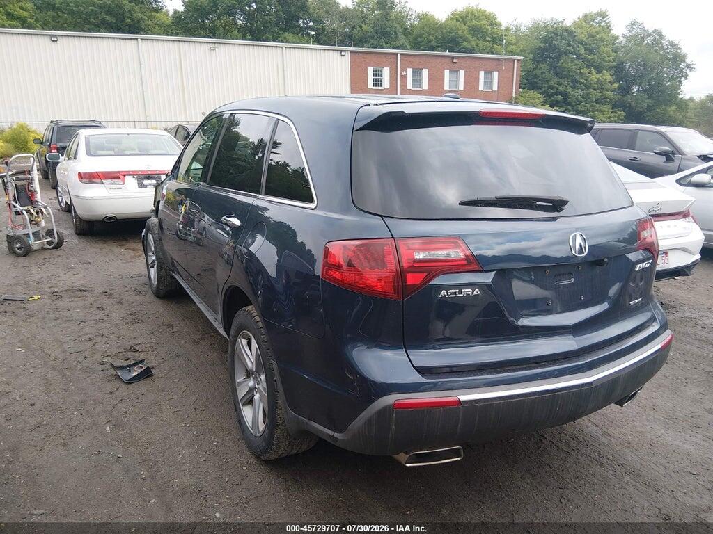 2HNYD2H22CH550576 2012 ACURA MDX photo no. 3