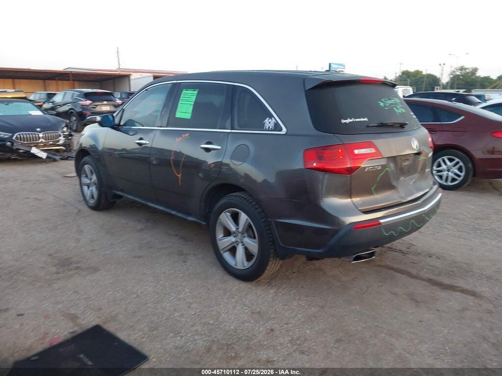 2HNYD2H27CH531926 2012 ACURA MDX photo no. 3