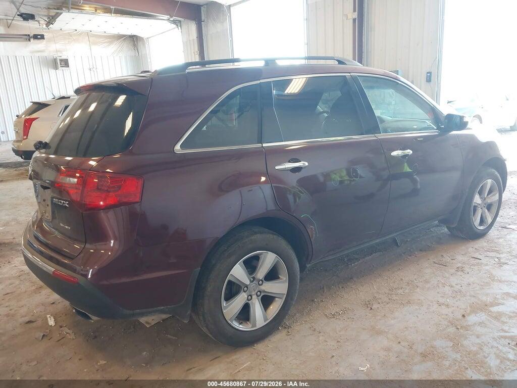 2HNYD2H30CH522929 2012 ACURA MDX photo no. 4