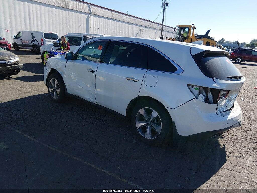 5FRYD4H23GB014294 2016 ACURA MDX photo no. 3