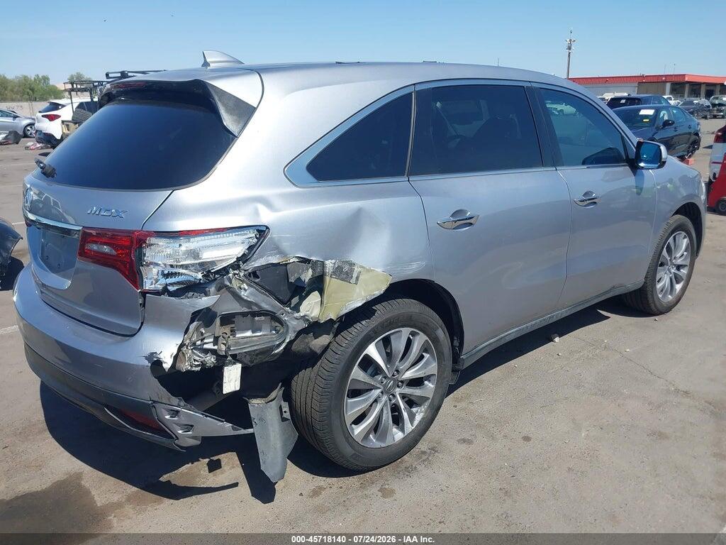 5FRYD3H42GB016355 2016 ACURA MDX photo no. 4