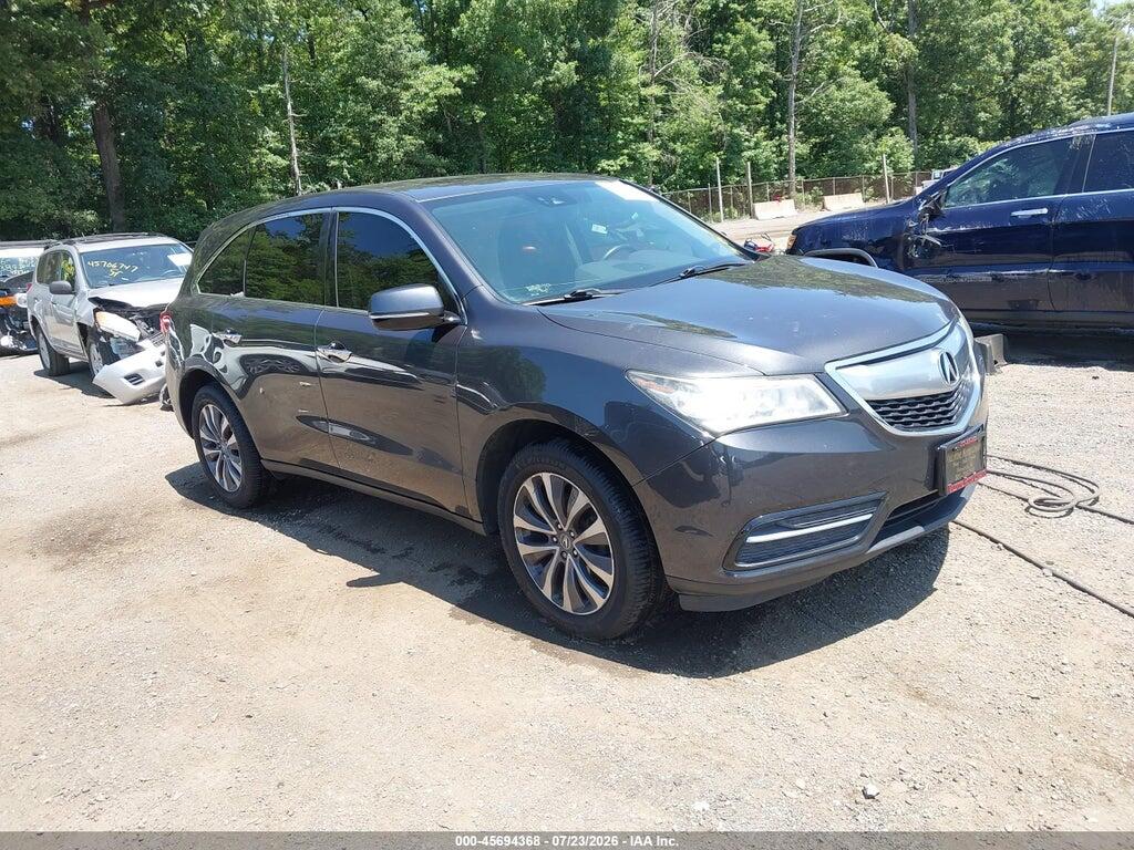 5FRYD4H48GB017743 2016 ACURA MDX photo no. 1