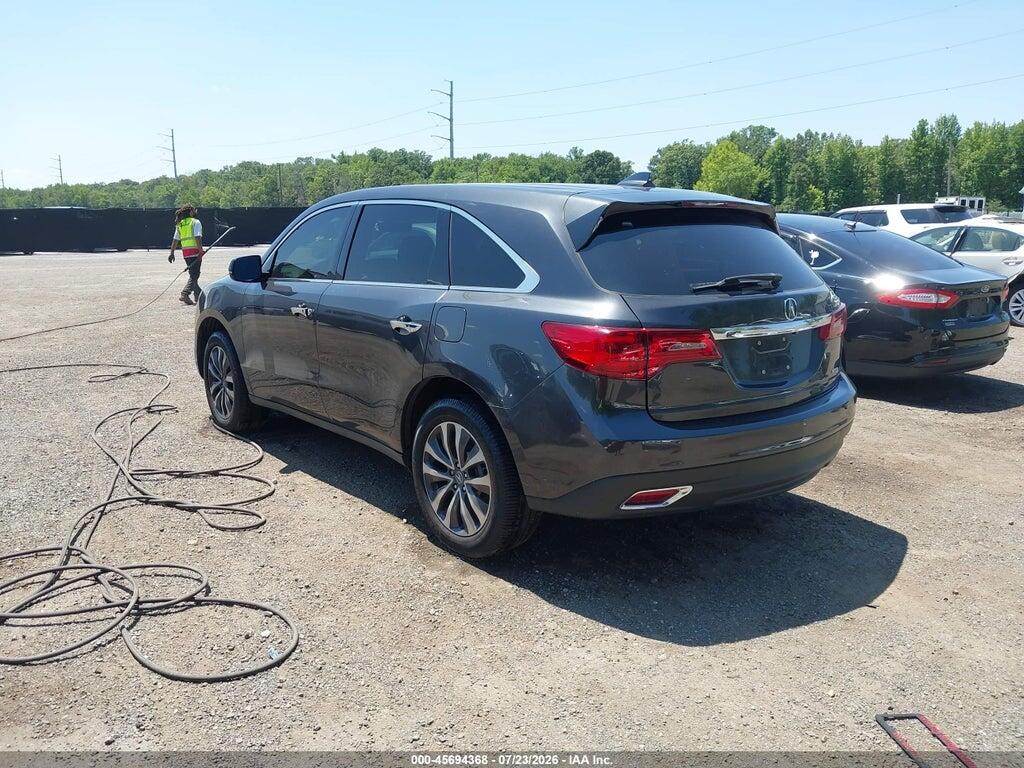 5FRYD4H48GB017743 2016 ACURA MDX photo no. 3