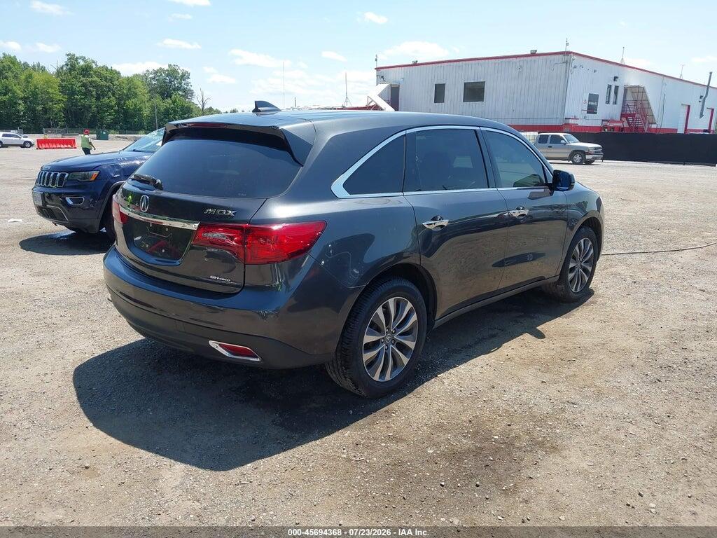 5FRYD4H48GB017743 2016 ACURA MDX photo no. 4