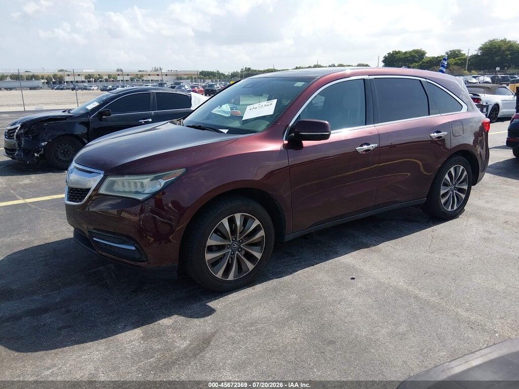 5FRYD3H47GB018523 2016 ACURA MDX photo no. 2