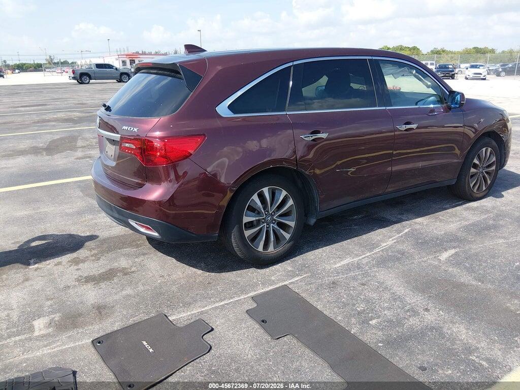 5FRYD3H47GB018523 2016 ACURA MDX photo no. 4
