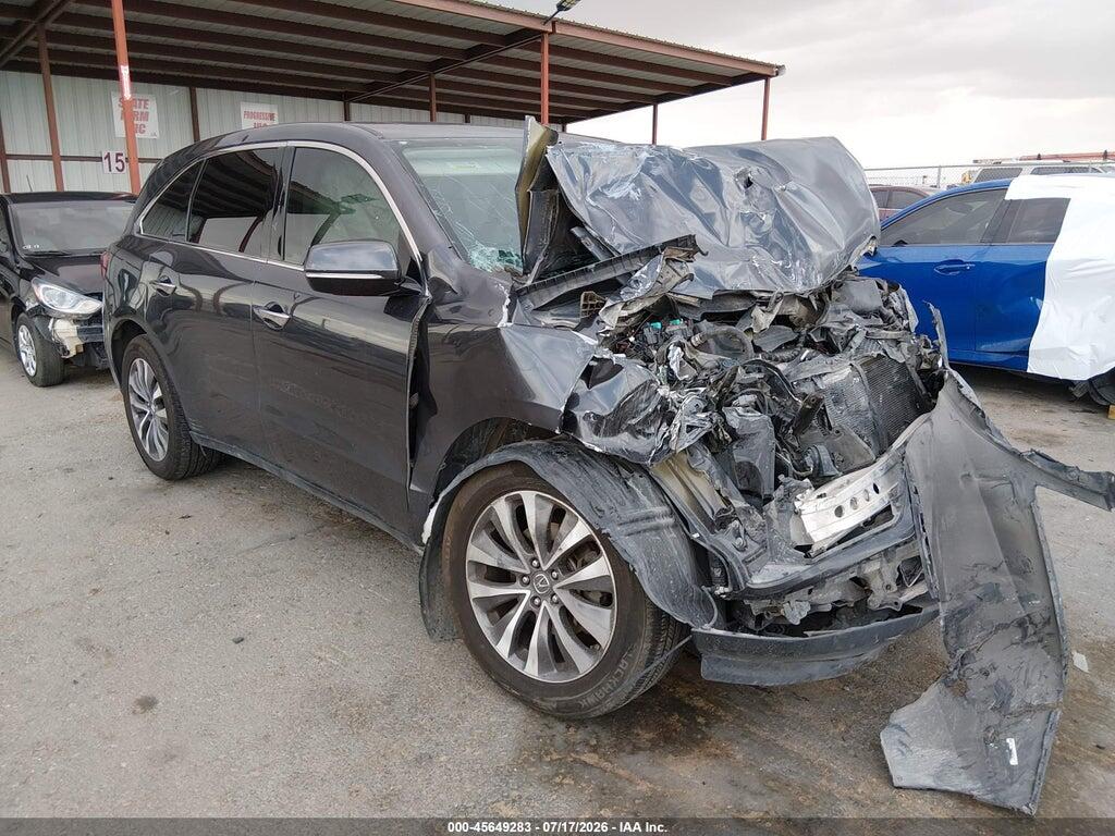 5FRYD4H44GB046348 2016 ACURA MDX photo no. 1