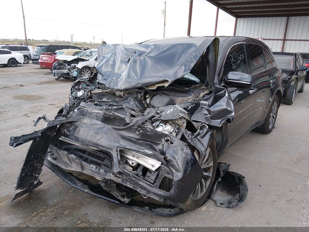 5FRYD4H44GB046348 2016 ACURA MDX photo no. 2
