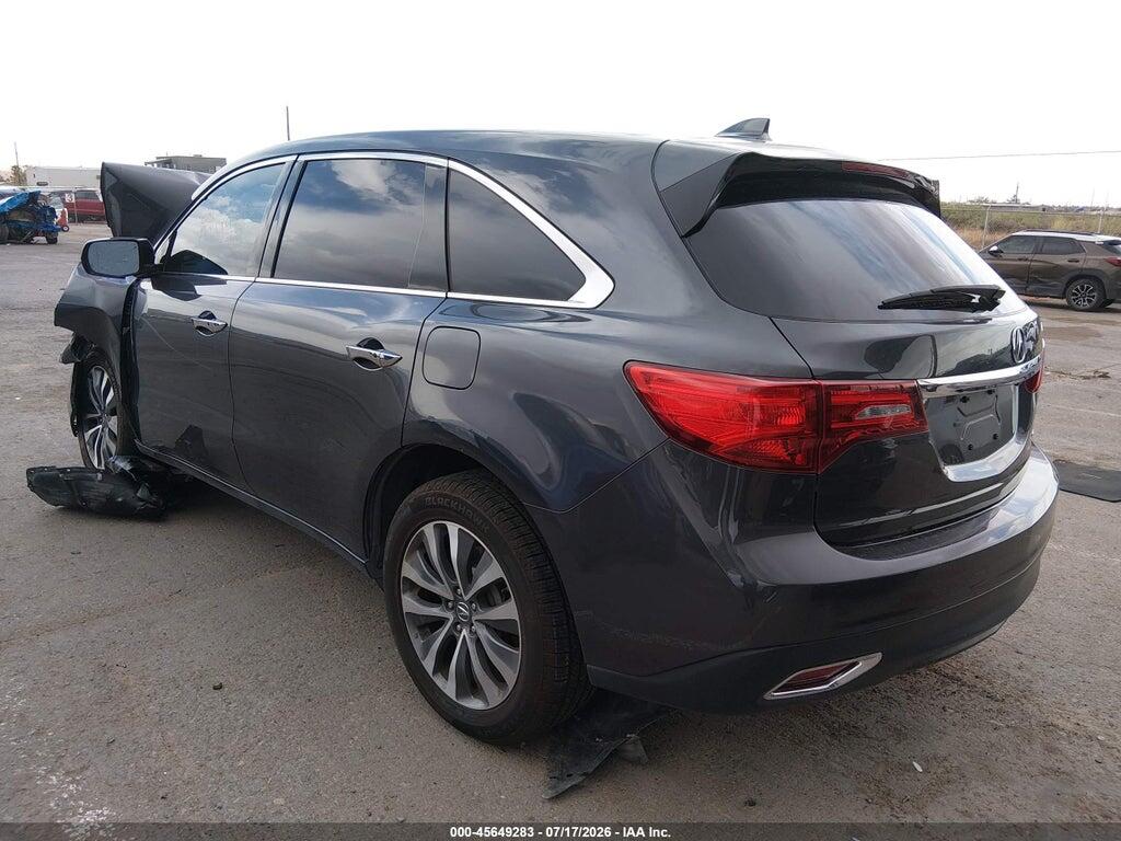 5FRYD4H44GB046348 2016 ACURA MDX photo no. 3