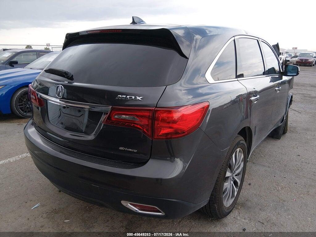5FRYD4H44GB046348 2016 ACURA MDX photo no. 4