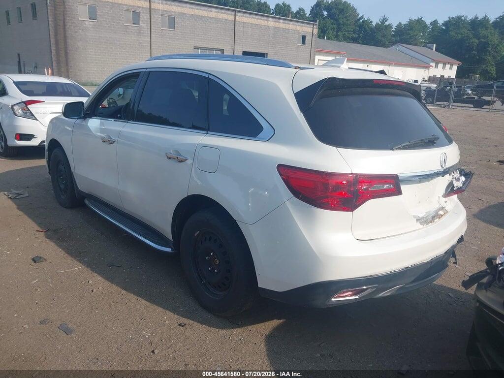 5FRYD4H68GB033474 2016 ACURA MDX photo no. 3